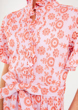 Load image into Gallery viewer, Sadie Maxi Dress Lavender Coral Eyelet
