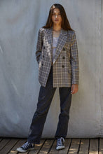Load image into Gallery viewer, Plaid Oversized Blazer
