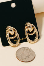 Load image into Gallery viewer, Multi Linked Oval Hoop Earrings
