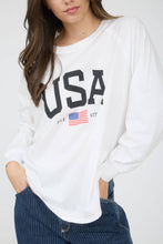 Load image into Gallery viewer, USA 250 Year American Celebration Long Sleeve Cotton Tee
