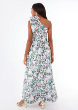 Load image into Gallery viewer, Caroline Gown Pink Abstract Floral Jacquard

