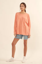 Load image into Gallery viewer, Mineral Washed Vintage Oversize Long-Sleeve Tee
