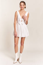 Load image into Gallery viewer, Eyelet Mini Dress with Bows
