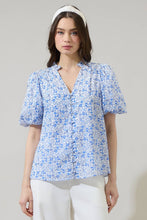 Load image into Gallery viewer, Maisie Floral Idara Button Down Top
