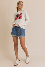 Load image into Gallery viewer, American Flag Sweater
