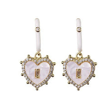 Load image into Gallery viewer, Diamond Capri Heart Drops
