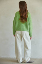 Load image into Gallery viewer, Knit Sweater in Moss Green
