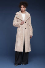 Load image into Gallery viewer, Crystal Embellished Faux Fur Wrap Coat

