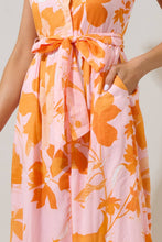 Load image into Gallery viewer, Lenira Floral Riah Button Down Maxi Dress
