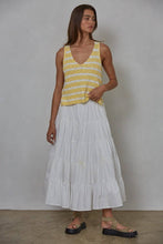 Load image into Gallery viewer, W2047 | Knit Sweater Cotton Striped V-Neck Sleeveless Top
