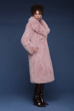 Load image into Gallery viewer, Oversized Collar Faux Fur Midi Coat
