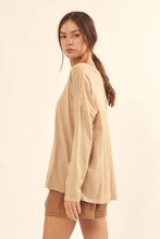 Load image into Gallery viewer, Mineral Washed Vintage Oversize Long-Sleeve Tee
