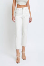 Load image into Gallery viewer, The Tracey - High Rise Straight Ankle Jeans by Hidden - Sea Salt 1551

