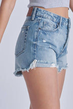 Load image into Gallery viewer, Distressed Jean Shorts Mom fit by Hidden
