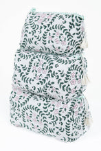 Load image into Gallery viewer, Quilted Cotton Toiletry Bag
