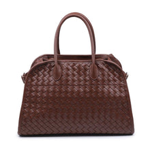 Load image into Gallery viewer, Rhonda Woven Tote with Crossbody Strap
