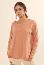 Load image into Gallery viewer, Mineral Washed Vintage Oversize Long-Sleeve Tee
