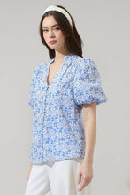 Load image into Gallery viewer, Maisie Floral Idara Button Down Top
