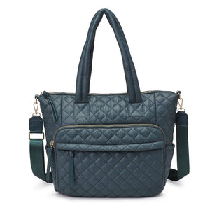 Jayna Quilted Nylon Tote