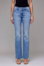 Load image into Gallery viewer, Hidden Jeans - Super Low Rise Bootcut - Medium Wash
