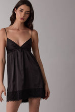 Load image into Gallery viewer, Satin Twisted Mini Dress by Sky to Moon
