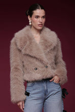 Load image into Gallery viewer, Faux Fur Cropped Coat

