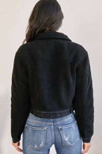 Cropped Sherpa Jacket