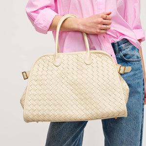 Rhonda Woven Tote with Crossbody Strap