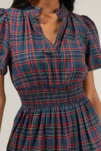 Load image into Gallery viewer, Miley Plaid Palmer Poplin Tiered Maxi Dress
