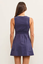 Load image into Gallery viewer, White Linen Button Front Mini Dress
