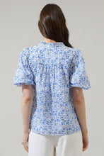Load image into Gallery viewer, Maisie Floral Idara Button Down Top
