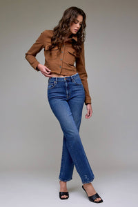 Hidden Jeans - High Rise Classic Straight - Dark Wash
