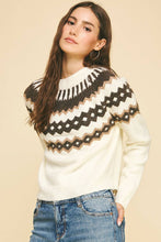 Load image into Gallery viewer, VINTAGE GEOMETRIC PATTERN SWEATER
