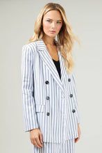 Load image into Gallery viewer, Arlah Striped Oversized Blazer

