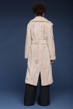 Load image into Gallery viewer, Crystal Embellished Faux Fur Wrap Coat
