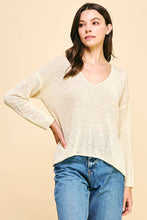 Load image into Gallery viewer, Lightweight V Neck Sweater
