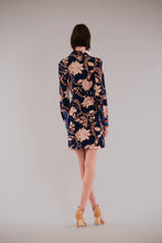 Load image into Gallery viewer, PRINTED ITY LONG SLV SHIRT SHORT DRESS
