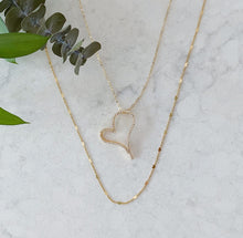 Load image into Gallery viewer, MLF x KRC Multi Heart Chain Necklace 24K gf
